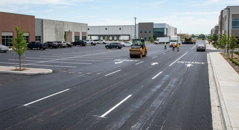Parking Lot Asphalt Painting Service