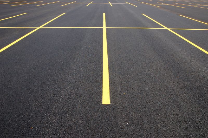 Parking Lot Asphalt Painting