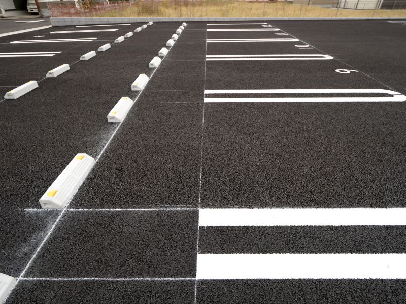 Parking Lot Asphalt Painting