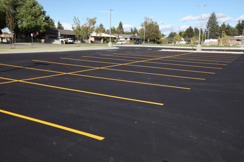 Parking Lot Asphalt Painting