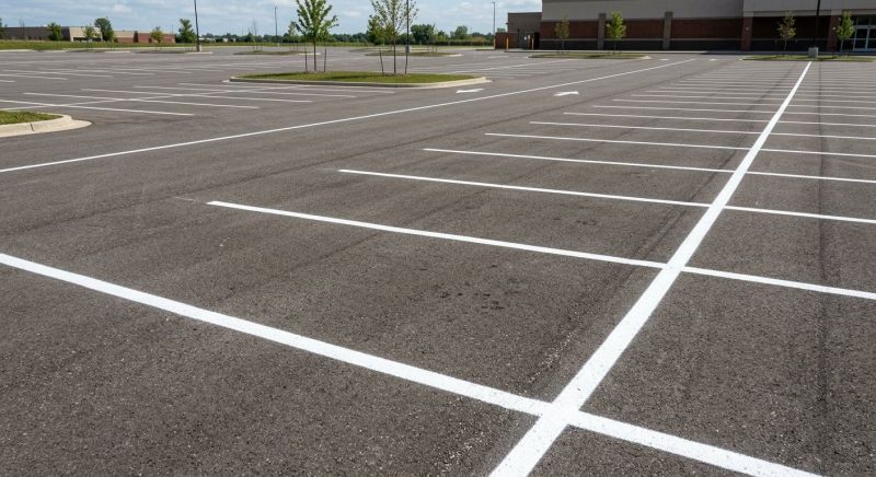 Commercial Asphalt Painting in Canton, GA