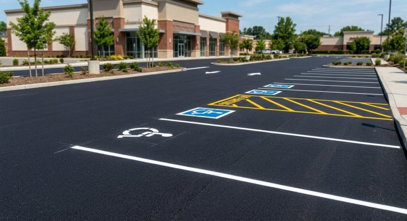 Parking Space Marking in Savannah, GA