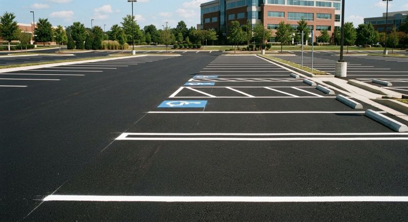 Parking Space Marking in Katy, TX
