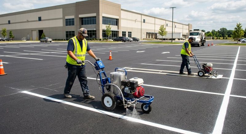 Pavement Striping Service in Roswell, GA